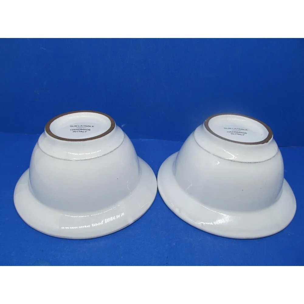 Sur La Table Set Of 2 White 6 3/4